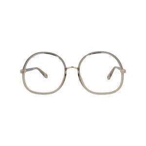 Chloé Round-Frame Injection Optical Frames Grey Womens
